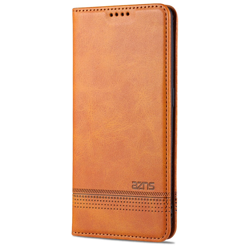 AZNS Auto-absorbed Magnet Well-Protected Full Protection Leather Stand Mobile Shell Case for Oppo A94 5G/A95 5G