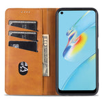 AZNS Auto-absorbed Leather Wallet Phone Case for Oppo A54 4G