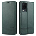 AZNS Auto-absorbed Leather Wallet Phone Case for Oppo A54 4G