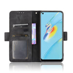 Wallet Design Multiple Card Slots Stand Leather Phone Case for Oppo A54 4G