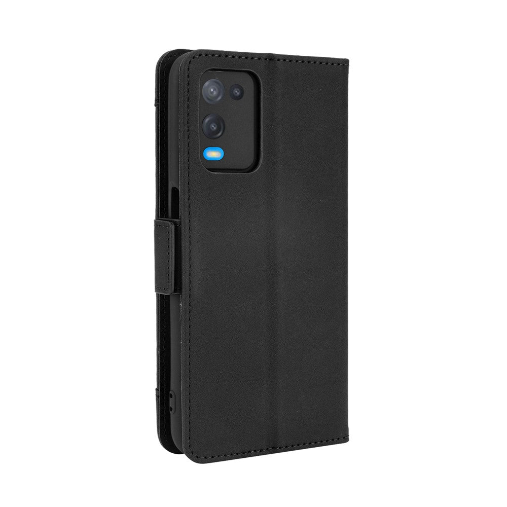 Wallet Design Multiple Card Slots Stand Leather Phone Case for Oppo A54 4G