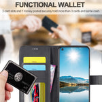 LC.IMEEKE Wallet Stand Leather Phone Casing Shell for Oppo A55 5G/A54 4G