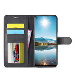 LC.IMEEKE Wallet Stand Leather Phone Casing Shell for Oppo A55 5G/A54 4G