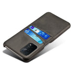 Dubbla kortplatser PU-läderbelagt PC-skal för Oppo A74 5G / A54 5G / A93 5G