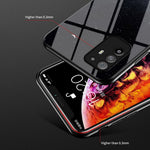 Stjärnklar himmelsmönster reptåligt härdat glas välskyddat hybridskal för Oppo A94 5G/Reno5 Z/F19 Pro+ 5G