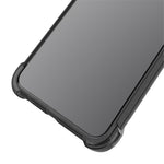 IMAK Sheer Flexible TPU Case Well-Protected Cover with High Transparency Screen Protector for Oppo F19 4G/A74 4G