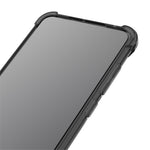 IMAK Sheer Flexible TPU Case Well-Protected Cover with High Transparency Screen Protector for Oppo F19 4G/A74 4G