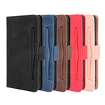 Multiple Card Slots Design Stand Leather Wallet Phone Case for Oppo A74 4G/F19