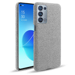 Well-Protected Cloth Coated Plastic Phone Case for Oppo Reno6 Pro+ 5G / Pro 5G (Snapdragon)