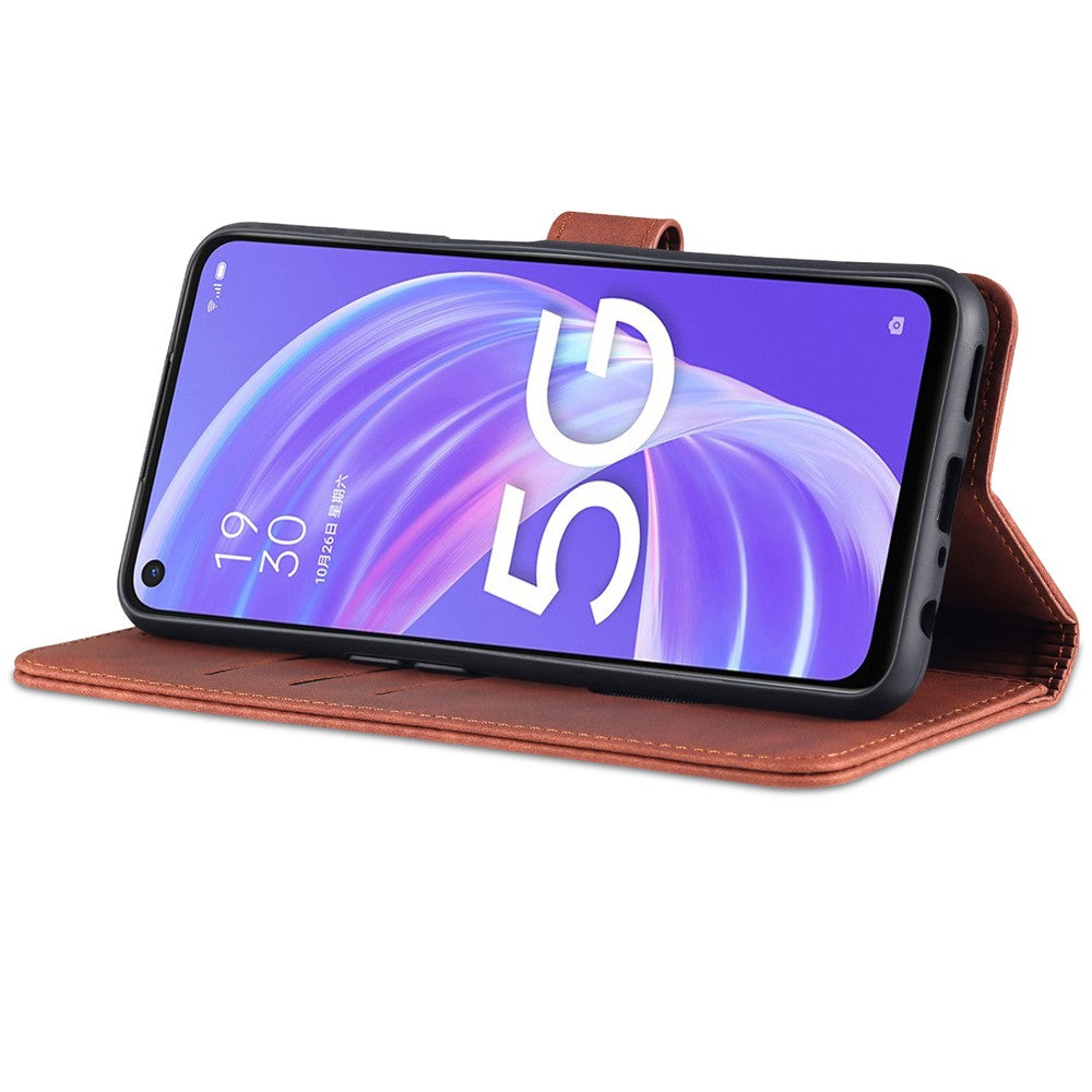 AZNS PU Leather Phone Cover Case with Stand for OPPO A52 5G/A72 5G