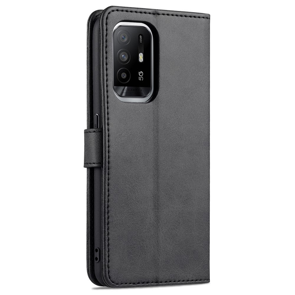 AZNS PU-lædertelefoncover med pung og stander til Oppo A94 5G/A95 5G