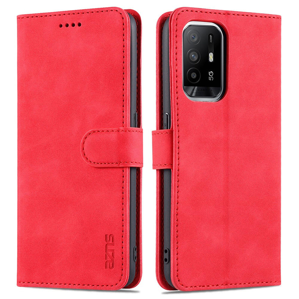 AZNS PU-lædertelefoncover med pung og stander til Oppo A94 5G/A95 5G