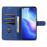 AZNS PU-læderetui med stativ og pung til Oppo Reno5 4G/Reno5 5G/Reno5 K/Find X3 Lite