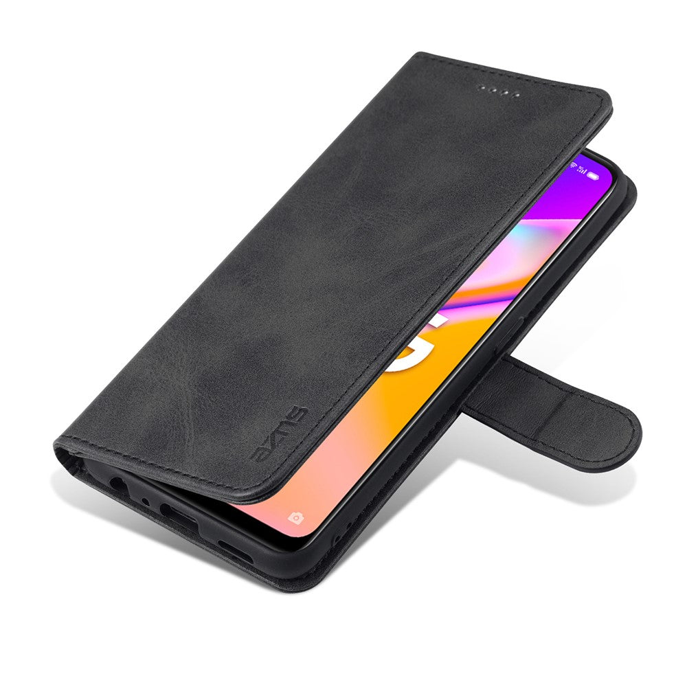 AZNS  Stand Wallet Design PU Leather Protective Phone Case for Oppo A93 5G / A74 5G