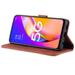 AZNS  Stand Wallet Design PU Leather Protective Phone Case for Oppo A93 5G / A74 5G