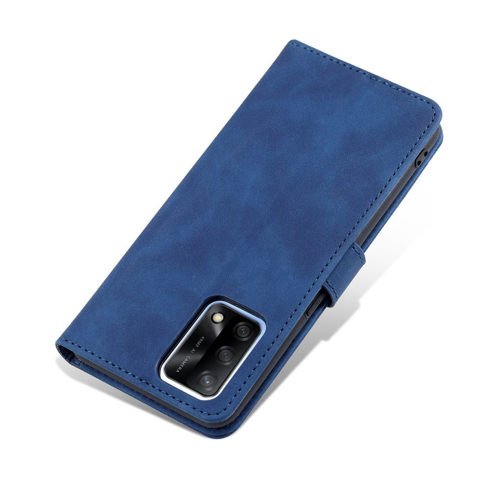 AZNS Stand Wallet Design Leather Phone Case Cover for Oppo A74 4G / Oppo F19