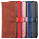 AZNS Stand Wallet Design Leather Phone Case Cover for Oppo A74 4G / Oppo F19