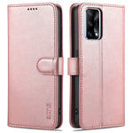 AZNS-læderetui med stativ og pungdesign til Oppo A74 4G / Oppo F19