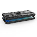 Sturdy Kickstand Hybrid Hard PC + Soft TPU Shockproof Full Body Protective Case for Oppo Reno6 5G
