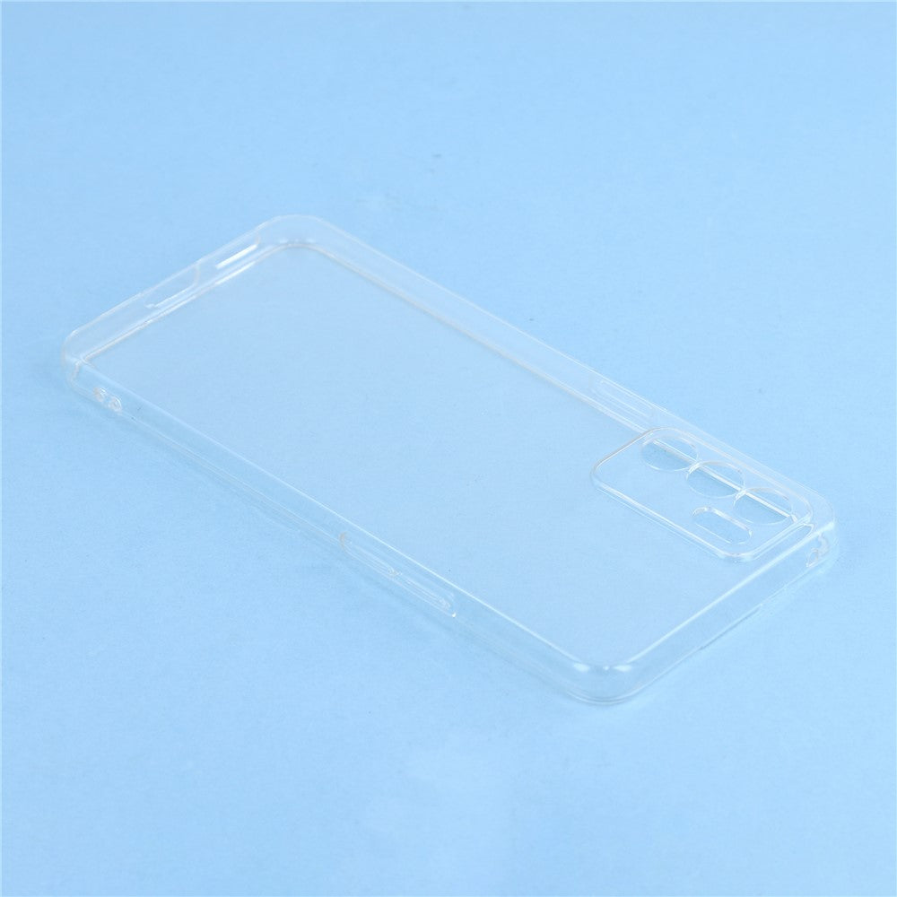 Ultra Thin Transparent Flexible TPU Phone Back Case Cover for Oppo Reno6 5G