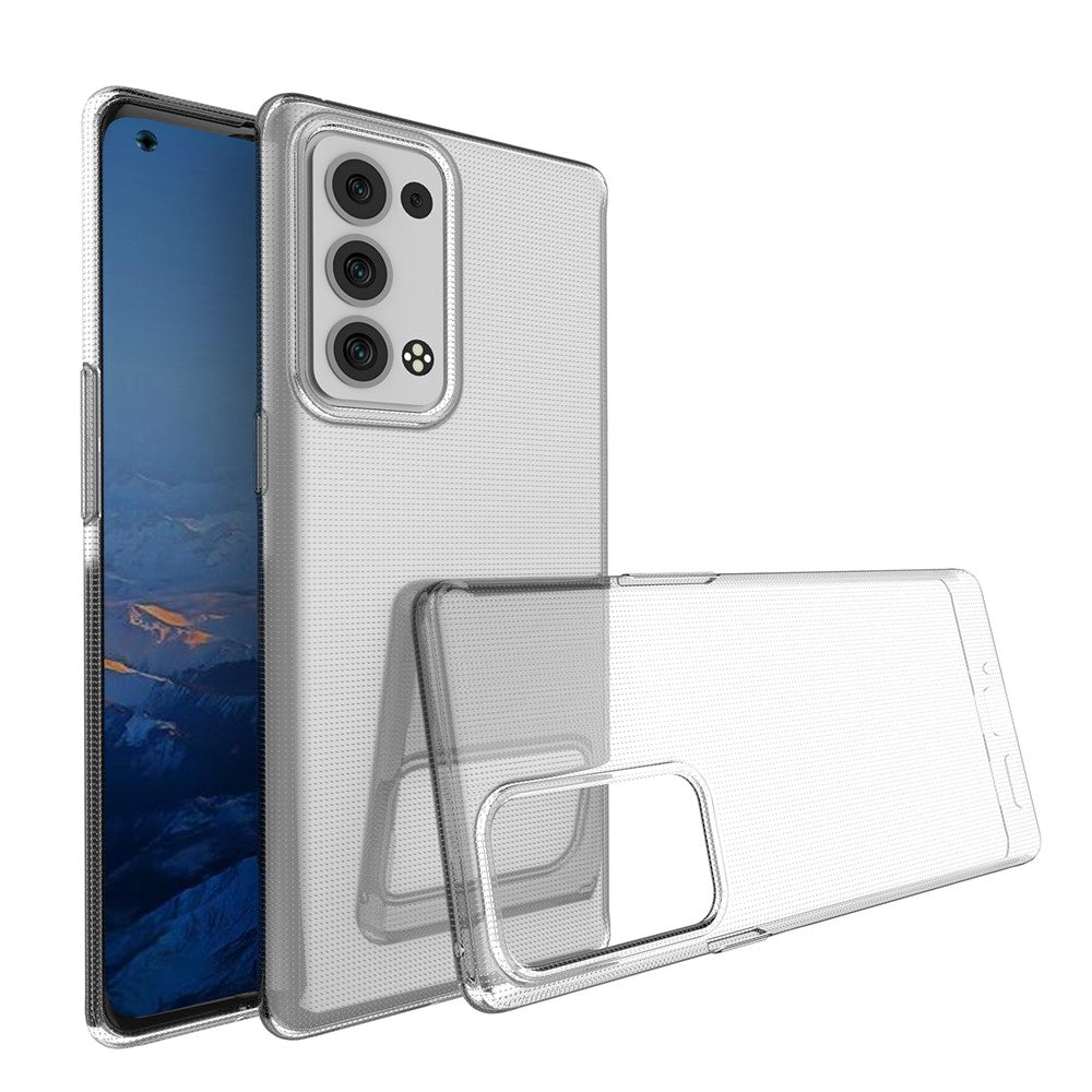 Ultra Thin Crystal Clear TPU Phone Back Case Shell for Oppo Reno6 Pro+ 5G / Pro 5G (Snapdragon)