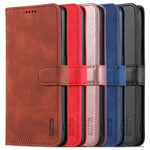 AZNS Well-Selected PU Leather Phone Wallet Case Stand Cover for Oppo Reno6 5G