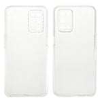 Fulddækkende mobilcover i PET + TPU + akrylhybrid til Oppo A54 5G / A74 5G / A93 5G