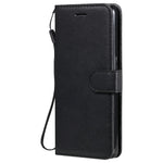 For Oppo Reno6 5G Case Solid Color Leather Mobile Cover Wallet Stand with Strap