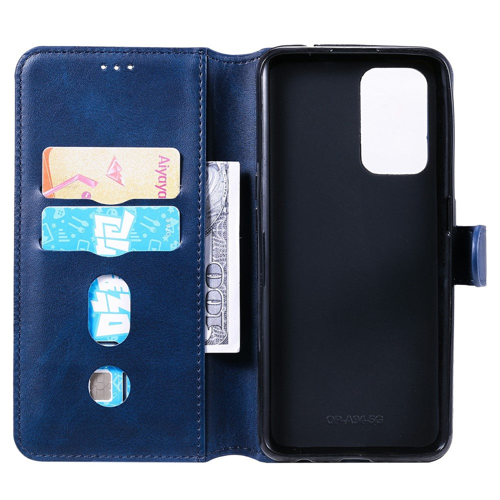 Flip Leather Phone Case with Wallet Stand for Oppo A95 5G/Oppo Reno5 Z 5G/F19 Pro+ 5G/A93 5G