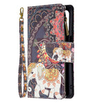 Zippered Wallet Design BF03 Pattern Printing Leather Stand Phone Cover for Oppo A74 5G / A93 5G / A54 5G