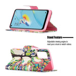 Wallet Design Drop-Resistant Pattern Printing Magnetic Leather Case with Adjustable Stand for Oppo A54 4G / A54s / A16 / A16s / A55 5G