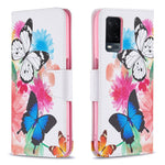 Wallet Design Drop-Resistant Pattern Printing Magnetic Leather Case with Adjustable Stand for Oppo A54 4G / A54s / A16 / A16s / A55 5G