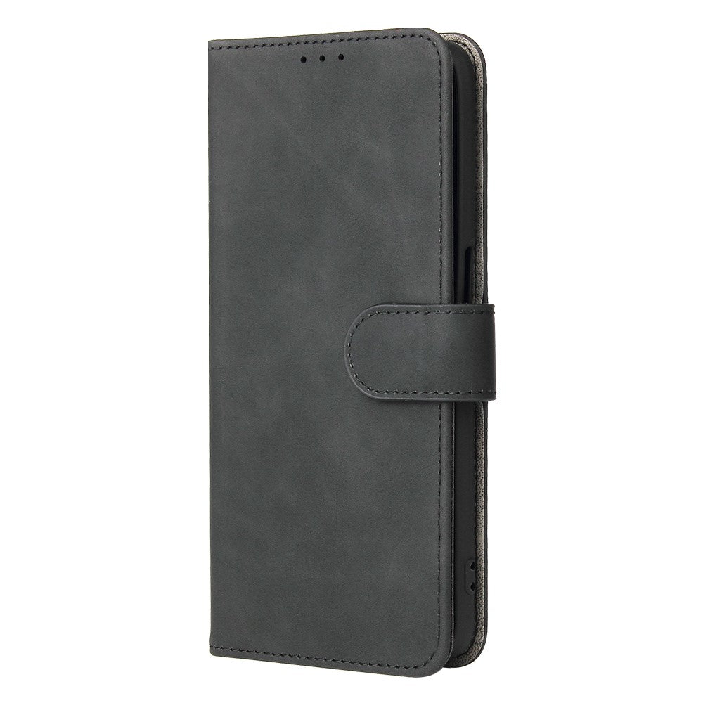 Skin-Touch PU-læder flip-folio-stander magnetisk suge stærk lukning pung telefonetui til Oppo A16 / A53s 5G / A55 5G