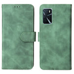 Skin-Touch PU-læder flip-folio-stander magnetisk suge stærk lukning pung telefonetui til Oppo A16 / A53s 5G / A55 5G