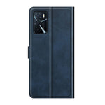 Shockproof Stand PU Leather Wallet Flip Protective Cover with Magnetic Closure for Oppo A16/A16s/A54s