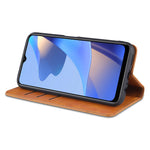 AZNS Stødsikkert Selvsugende Etui i PU-læder med Tegnebogsdesign til OPPO A16 / A16s / A54s