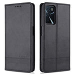 AZNS Stødsikkert Selvsugende Etui i PU-læder med Tegnebogsdesign til OPPO A16 / A16s / A54s