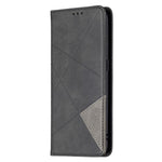 Oppo Reno5 4G / Reno5 5G / Reno5 K / Find X3 Lite Rhombus-liknande präglad läderfodral med korthållardesign