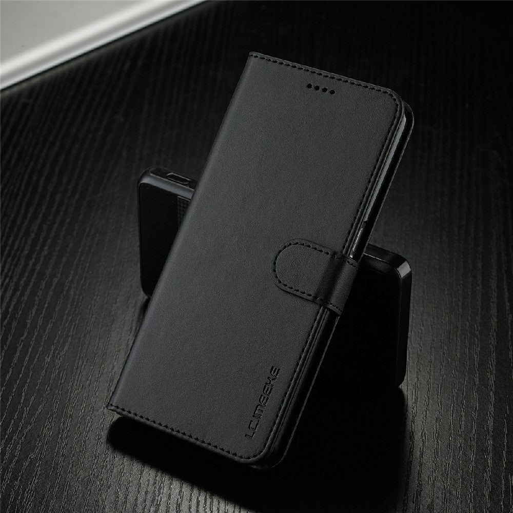 LC.IMEEKE Wallet Design Leather Phone Stand Case Shell for Oppo Reno5 4G/5G / Reno5 K 4G/5G / Find X3 Lite