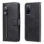 Fuld beskyttelse lynlåslomme læderetui mobiltelefoncover til Oppo A16/A16s/A54s/A55 5G/A54 4G