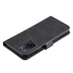Fuld beskyttelse lynlåslomme læderetui mobiltelefoncover til Oppo A16/A16s/A54s/A55 5G/A54 4G