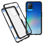 For Oppo A54 4G Full Body Case Magnetic Tempered Glass Double-Sided Phone Case