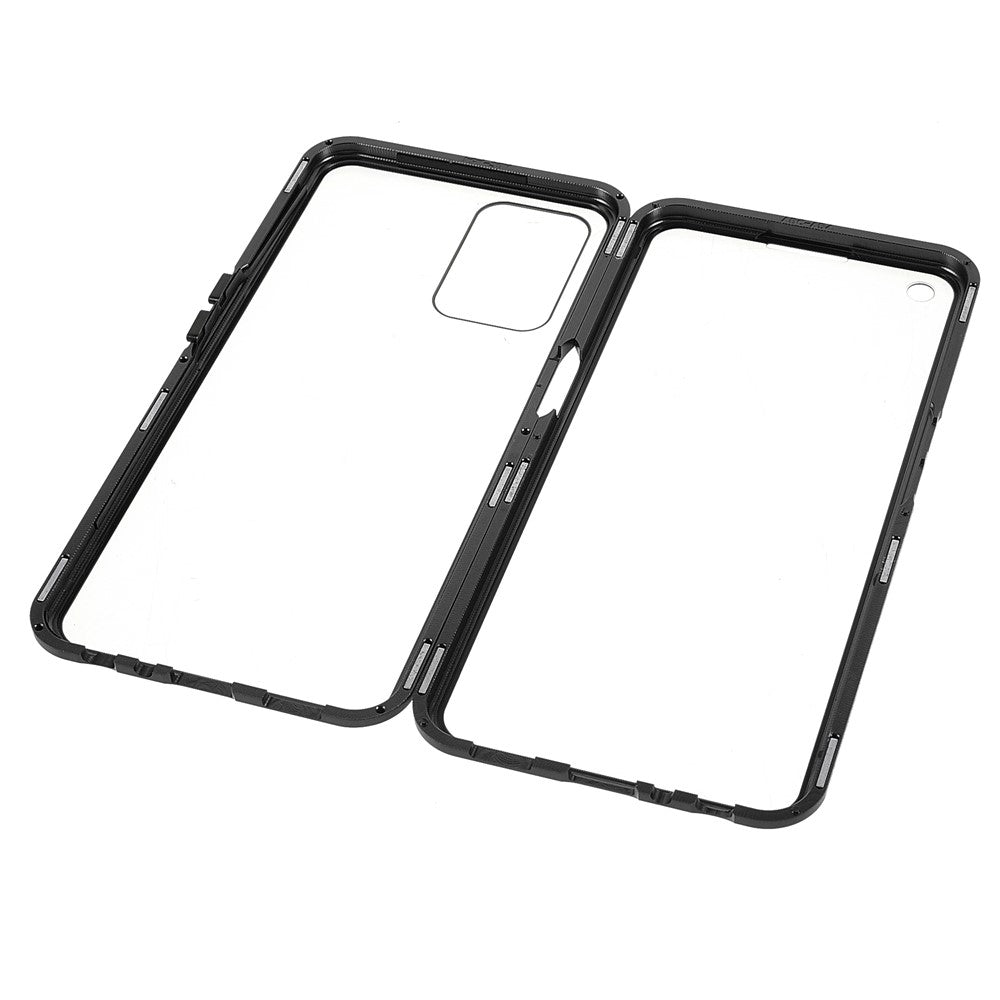 For Oppo A54 4G Full Body Case Magnetic Tempered Glass Double-Sided Phone Case