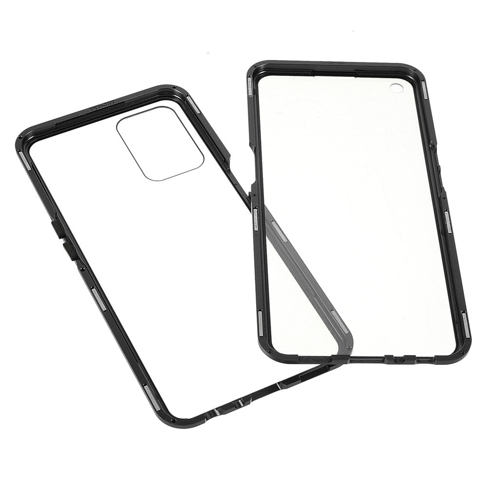 For Oppo A54 4G Full Body Case Magnetic Tempered Glass Double-Sided Phone Case