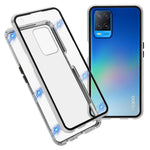 For Oppo A54 4G Full Body Case Magnetic Tempered Glass Double-Sided Phone Case