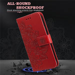 Imprinting Flower Pattern Phone Cover PU Leather + TPU Wallet Stand Protective Case with Hand Strap for Oppo Reno6 4G