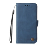 For Oppo Reno6 4G Leather Wallet Cases Skin Touch Phone Cover Stand with Strap