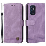 For Oppo Reno6 4G Leather Wallet Cases Skin Touch Phone Cover Stand with Strap