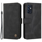 For Oppo Reno6 4G Leather Wallet Cases Skin Touch Phone Cover Stand with Strap