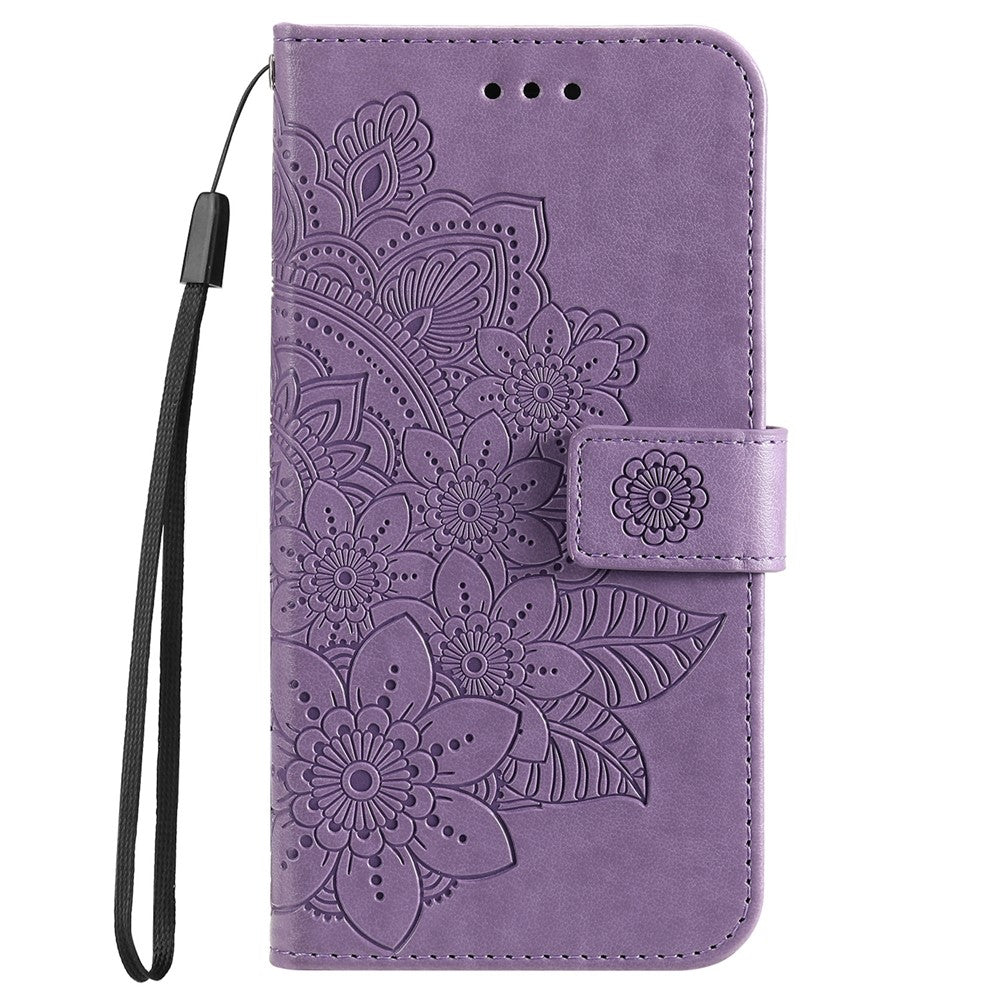 Xiaomi Redmi Note 11 5G (Kina) (MediaTek)/Note 11T 5G/Note 11S 5G Blommigt tryck, dubbelsidigt magnetiskt spänne, PU-läder, stativ, plånboksfodral med handrem